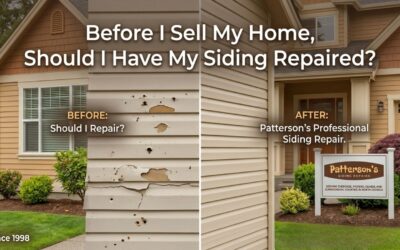 Before Selling Your North Georgia Home: Is Siding Repair Worth It?