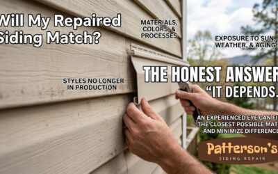 Will My Repaired Siding Match? What Every North Georgia Homeowner Needs to Know